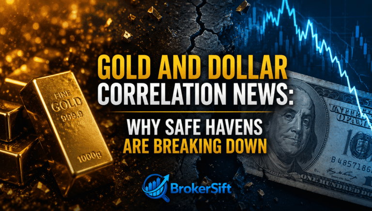 Gold and Dollar correlation news