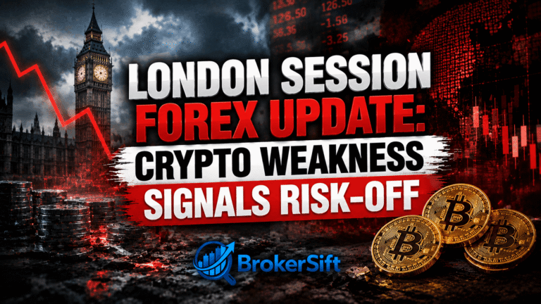 London Session Forex Update: Crypto Weakness Signals Risk-Off